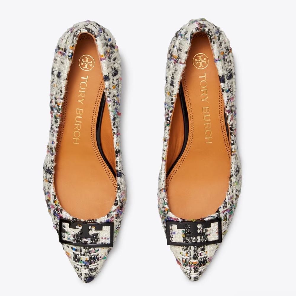 Tory Burch Tweed Pumps